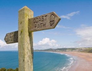 300_Woolacombe Coast Path Sign istock